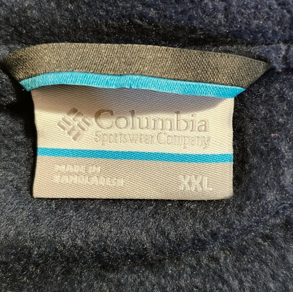 Columbia Dark Blue Fleece Jacket - Picture 4 of 16